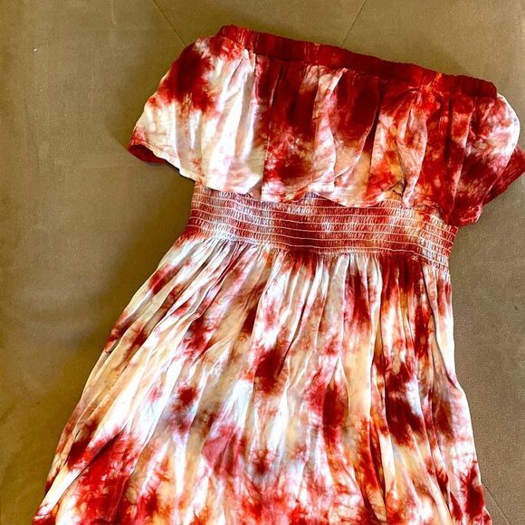 Forever 21 Strapless tie-dye dress - Picture 1 of 7
